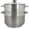 Couscoussier - MENASTYL - 4615450 - Roestvrij staal - 10 liter - Geschikt voor alle kookplaten, i...