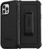 Otterbox Defender Series - Soft case - Schokbestendig en stofafstotend - Zwart (iPhone 12/12 Pro)