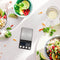 Kitchenwell digitale mini precisie keukenweegschaal - 0,01 tot 500 gram - 14,2 x 7,5 cm - zwart