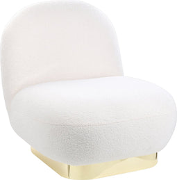 LOVIISA - Fauteuil - Wit - Polyester