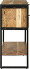vidaXL - Console - Tafel - 90x35x80 - cm - Massief - Acaciahout