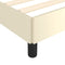vidaXL - Bedframe - kunstleer - crèmekleurig - 200x200 - cm