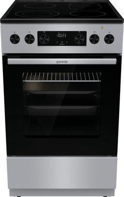 Gorenje GECS5C70SPAOT - Vrijstaand elektrisch fornuis - 70L oveninhoud - Keramische kookplaat RVS