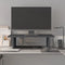 vidaXL - Monitorstandaard - 50x27x15 - cm - massief - grenenhout - grijs