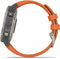 Garmin fēnix 6 - Smartwatch - GPS multi-sport met muziek - Grijs (Oranje)