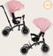 Lionelo Tris Plus - Driewieler 2-in-1 - Geschikt van 9 maanden tot 5 jaar - Pink Rose