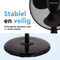 BRASQ F100 - Statiefventilator - 40 cm - Met Afstandsbediening - Timer - Slaapmodus - Zwart