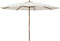 vidaXL - Parasol - met - houten - paal - 400x273 - cm - zandkleurig