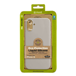 Muvit for Change iPhone 16 - Telefoonhoes - Eco-friendly - Nude