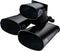 Meinl SLTRI-BK Triple Bell Cowbell zwart - Cowbell