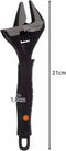 Bigstren Verstelbare Moersleutel - 0-35 mm - Carbon Staal - Ergonomische TPR Handgreep