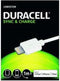 Duracell USB 2.0 A Male naar Apple Lightning - 1 m