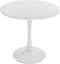 Tafel Rond Wit Metaal Hout MDF (80 x 73 x 80 cm)