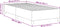 vidaXL - Ligbed - Blauw - 80x200 - cm - Corduroy - Stof