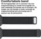 Zwart Bandje geschikt voor Apple Watch Series 1/2/3 38 mm & Series 4/5/6/SE 40 mm & Series 7 41 mm - Milanees Bandje voor Apple Watch 38 / 40 / 41 mm