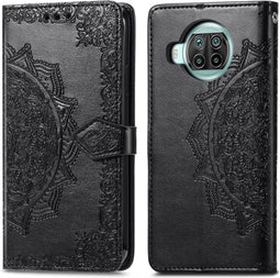 iMoshion Hoesje Geschikt voor Xiaomi Mi 10T Lite Hoesje Met Pasjeshouder - iMoshion Mandala Bookcase - Zwart