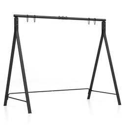 Coast Frame voor Schommelbank/Hangstoel - 5 Ophangringen - Metaal Zwart -210 x 115 x 175 cm - Max