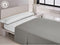 Bovenblad Happy Home LISOS COTTON Grijs Bed van 105