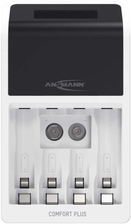 Ansmann Comfort Plus - Lader - Ni-MH 2100 mAh - Wit