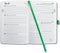 Sigel agenda 2024 - Jolie Beauty - A5 - hardcover - 7 dagen / 2 pagina's - green jungle - SI-J4355