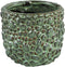 PTMD Danillo Bloempot - 14 x 14 x 13 cm - Keramiek - Groen