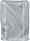 vidaXL - Haardhoutrek - met - regenhoes - 100x25x150 - cm - gegalvaniseerd - staal