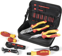 Wiha 45289 - Gereedschapsset Electricien - 22-delig met multifunctioneel etui