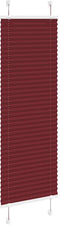 vidaXL - Plissé - rolgordijn - 40x150 - cm - stofbreedte - 39,4 - cm - bordeauxrood