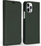 Accezz iPhone 12 Pro / 12 - Premium Leather Slim Book Case - Echt Nappa leer - Groen