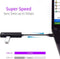 USB Hub Ewent EW1136 4 x USB 3.0 Black