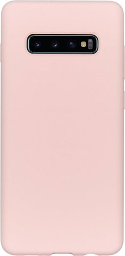 Accezz Samsung Galaxy S10+ - Liquid Silicone Backcover - Schokabsorberend - Roze