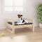 vidaXL - Hondenmand - 55,5x45,5x28 - cm - massief - grenenhout