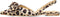 POSH by Poelman LOA Slingbacks - Dames - Blokhak 1.5 cm - Bruin met panterprint - Maat 41