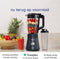 Safecourt Kitchen Power Blender - 1,5L Glas & 2x 600ml To-Go beker - 1300W Krachtig & Stil - RVS