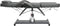 vidaXL - Massagetafel - 180x62x(87-112) - cm - grijs