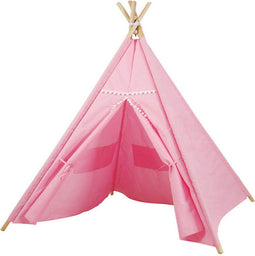 Luxe Tipitent Roze met Lichtjes, 128cm.