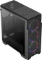 Aerocool Ore Saturn - Midi Tower - Gehard glas - Zwart