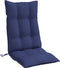 vidaXL - Stoelkussens - 2 - st - hoge - rug - oxford - stof - marineblauw