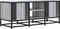 vidaXL - Tv-meubel - 100x35x41 - cm - bewerkt - hout - metaal - grijs - sonoma - eiken