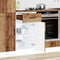 vidaXL - Keuken - onderkast - Lucca - bewerkt - hout - oud - houtkleurig