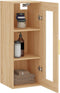 vidaXL - Hangkast - 34,5x34x90 - cm - sonoma - eikenkleurig
