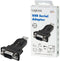 2Direct AU0002F - USB-A 2.0 naar RS232 Adapter - 80 cm kabel - Zwart