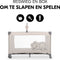 Hauck Dream N Play Go - Campingbedje - Reiswieg en box in één - Pooh Rainbow Beige