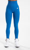Gorilla Wear Olivia - Seamless Leggings - Hoog Getailleerd Squat-proof - Blauw (S/M)