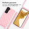 iMoshion Hoesje Geschikt voor Samsung Galaxy S22 Hoesje Met Koord - iMoshion Siliconen design hoesje met koord - Roze / Retro Pink