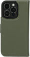 Mobiparts iPhone 15 Pro - Leather 2 in 1 Wallet Case - Uitneembare backcover MagSafe - Groen