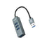 Nanocable 10.16.4402 - 4-Port USB Hub - USB 3.0 - Grijs