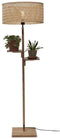 GOOD&MOJO Vloerlamp Java - Bamboe - Ø50x158cm - - Staande lampen voor Woonkamer - Slaapkamer