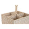 Bestekmand Home ESPRIT Wit Natuurlijk Bamboe 19 x 19 x 27 cm