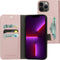 Mobiparts Classic Wallet Case - Flip Cover - Ruimte voor pasjes - Roze (iPhone 13 Pro Max)